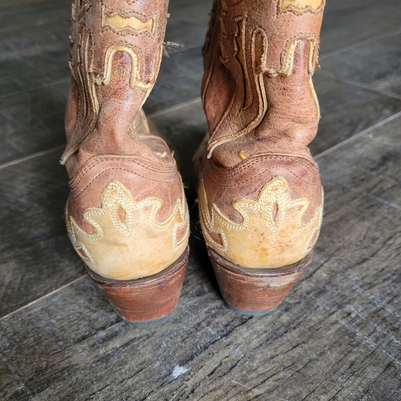 Corral R2227 Distressed Pheonix Eagle Cowboy Boots - Picture 6 of 12
